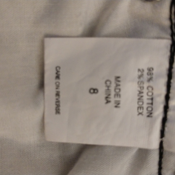 NY&Co Ladies Leopard Print Skinny Jeans 8 Long - Picture 5 of 7